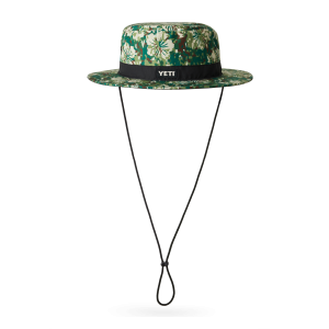 Hibiscus Print YETI&reg; Logo Boonie Hat